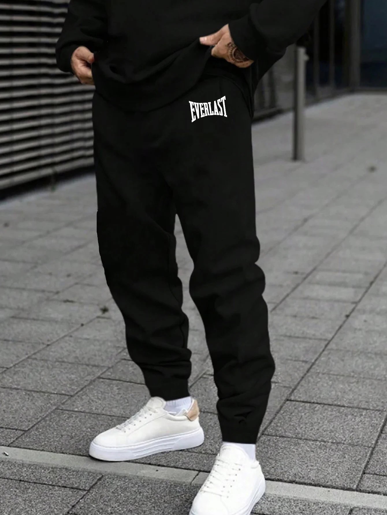 Casual Autumn Winter Tracksuit – Men’s Sweatshirt & Sweatpants Set for Daily Sports - Image 5
