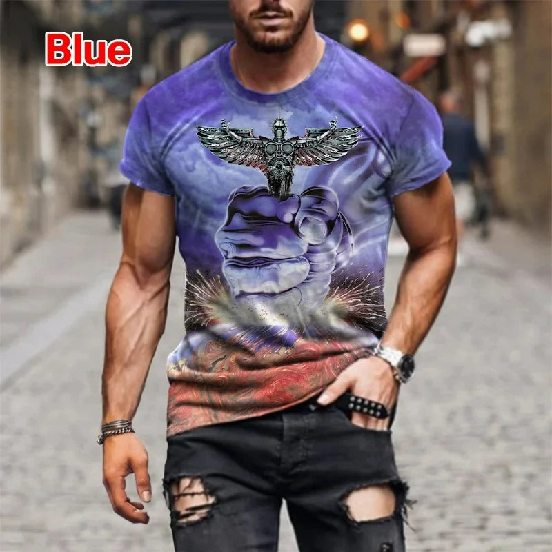Judas Priest 3D Printed T-Shirt – Unisex Rock Band Streetwear Tee for Summer - Image 8