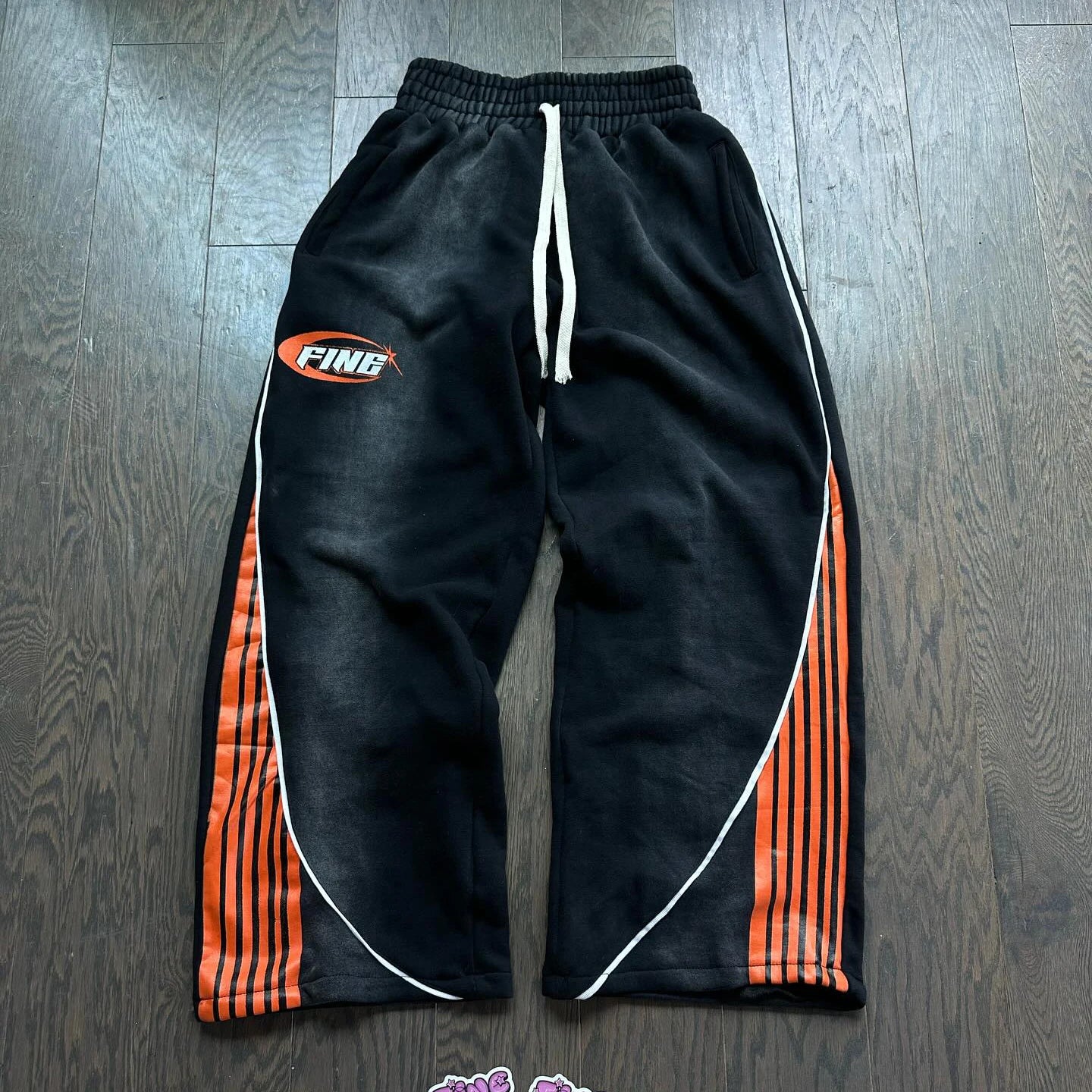 Y2K Striped Cargo Jogger Pants – American Retro Hip-Hop Streetwear for Men & Women - Image 5