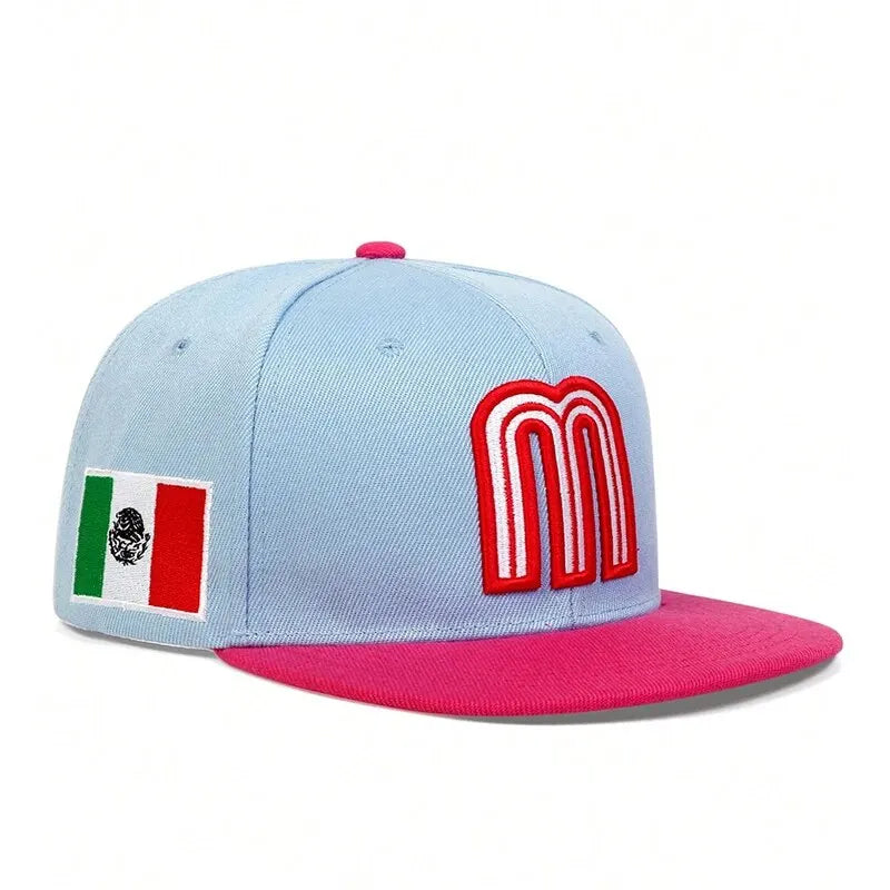 Unisex Simple Letter M Embroidered Hip-Hop Hat - Image 7