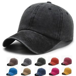 Solid Color Baseball Cap – Unisex Snapback Dad Hat for Streetwear & Casual Style