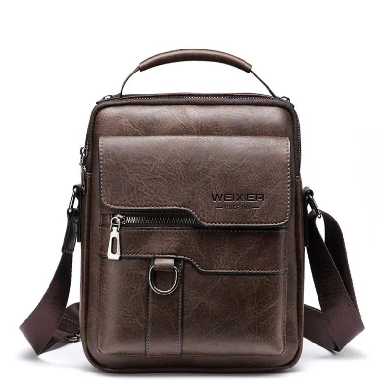 Men’s Durable Leather Shoulder Bag – High-Quality Crossbody Sling for Travel & Daily Style - Image 6