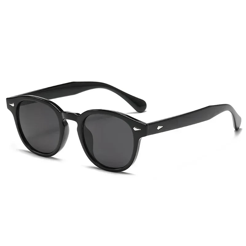 JNPCXI Retro Round Sunglasses – Punk-Inspired UV400 Shades with Rivet Details for Men & Women - Image 13