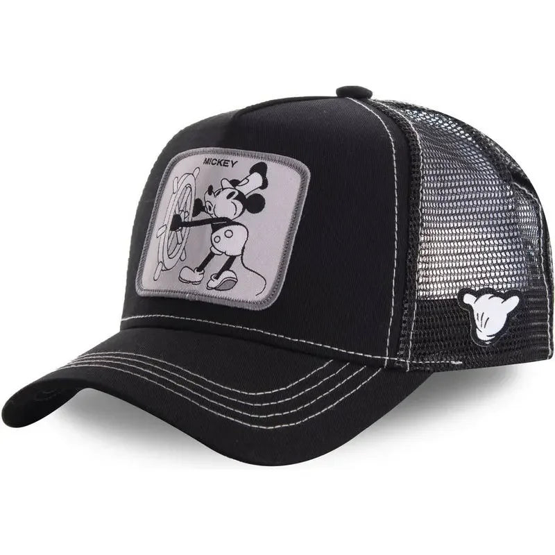 High-Quality Disney Style Cartoon Snapback – Unisex Cotton Baseball Cap with Mesh Back - Image 12