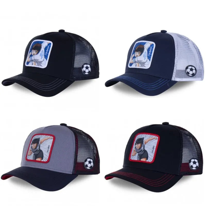 Tsubasa Anime Snapback Cap – High-Quality Cotton Trucker Hat for Men & Women