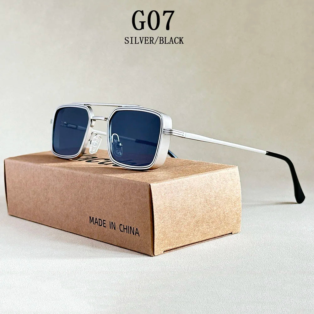 2025 Steampunk Square Sunglasses – Vintage Designer Eyewear for Men & Women - Image 14