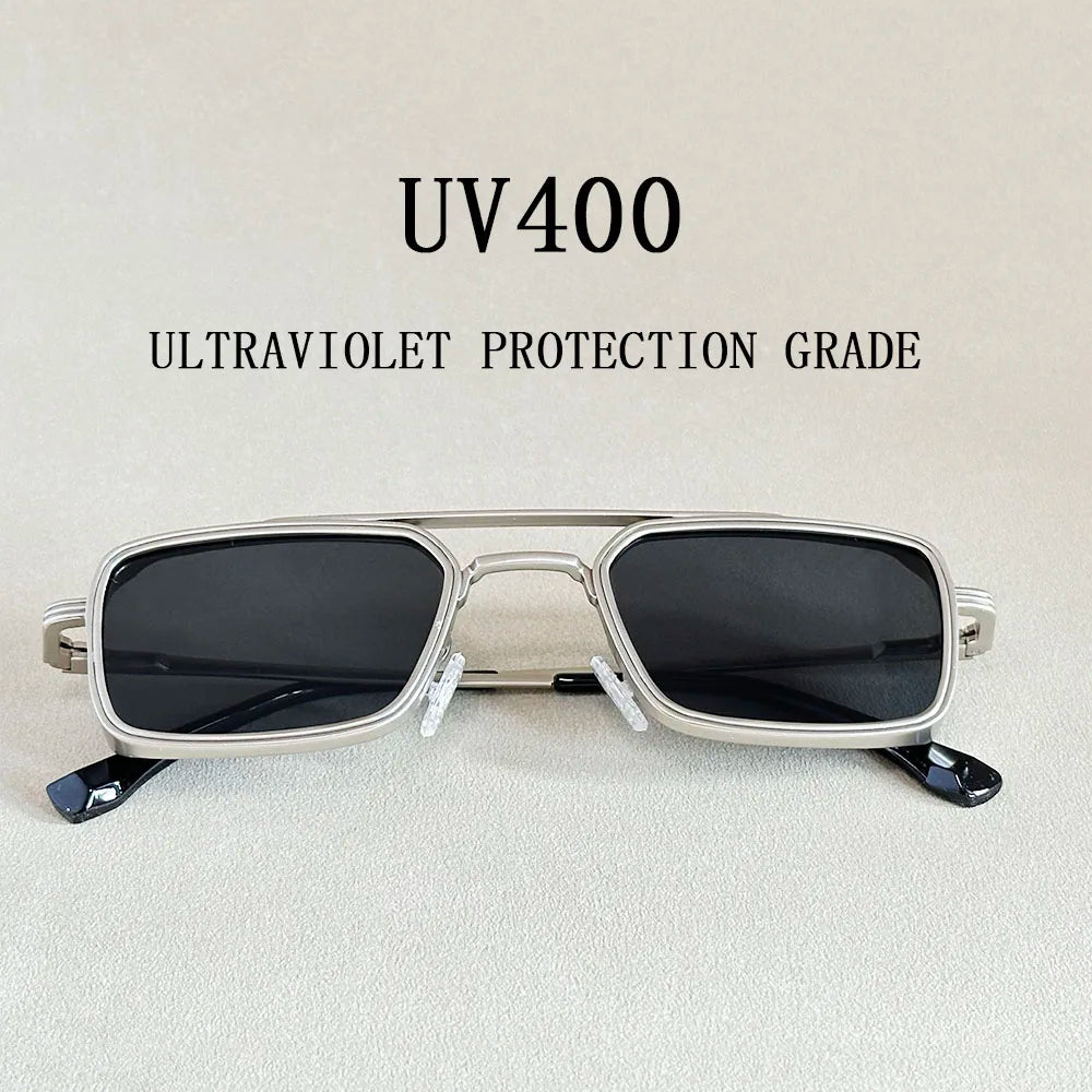 2025 Steampunk Square Sunglasses – Vintage Designer Eyewear for Men & Women - Image 5