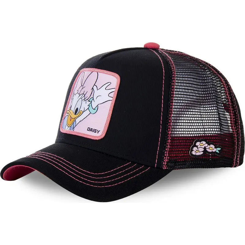 High-Quality Disney Style Cartoon Snapback – Unisex Cotton Mesh Baseball Cap - Image 6