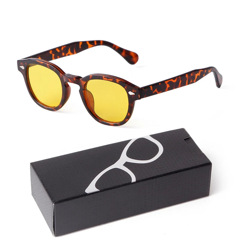 Fashion Gradient Blue Small Round Sunglasses – Unisex Vintage-Inspired Designer Eyewear - Image 20