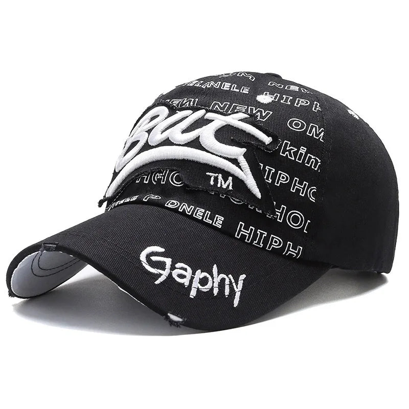 Korean Style Letter Embroidered Baseball Cap – Men’s Hip Hop Snapback for Summer & Street Fashion - Image 7