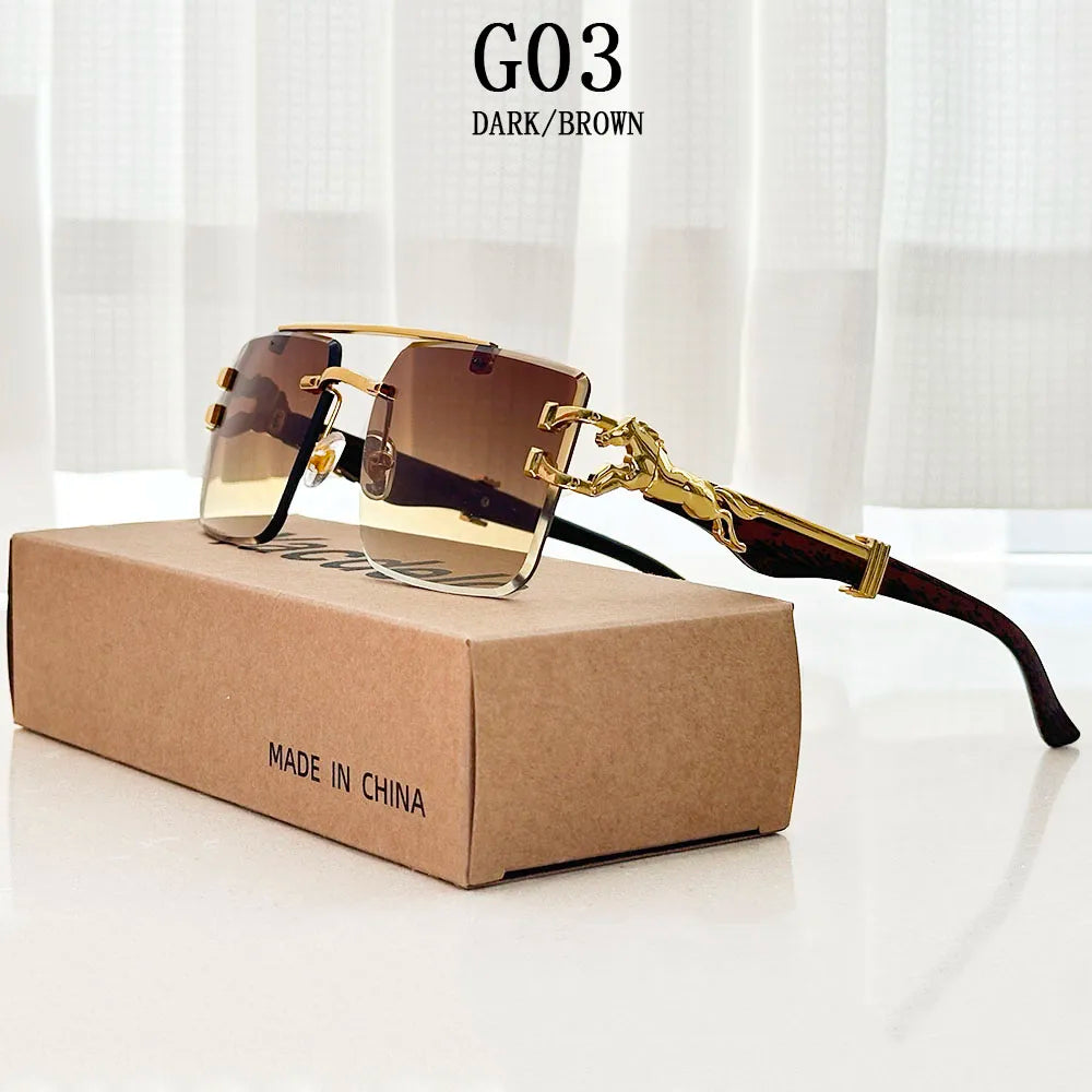 2025 Vintage Square Sunglasses – Luxury Fashion Shades for Men & Women with Free Shipping - Image 11